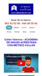 Mobile Screenshot of callanvalencia.com